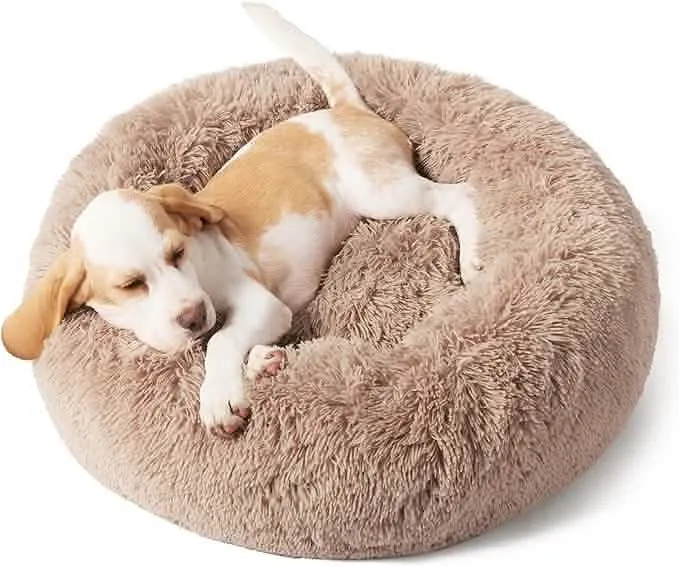 Calming Donut Bed for Dogs and Cats