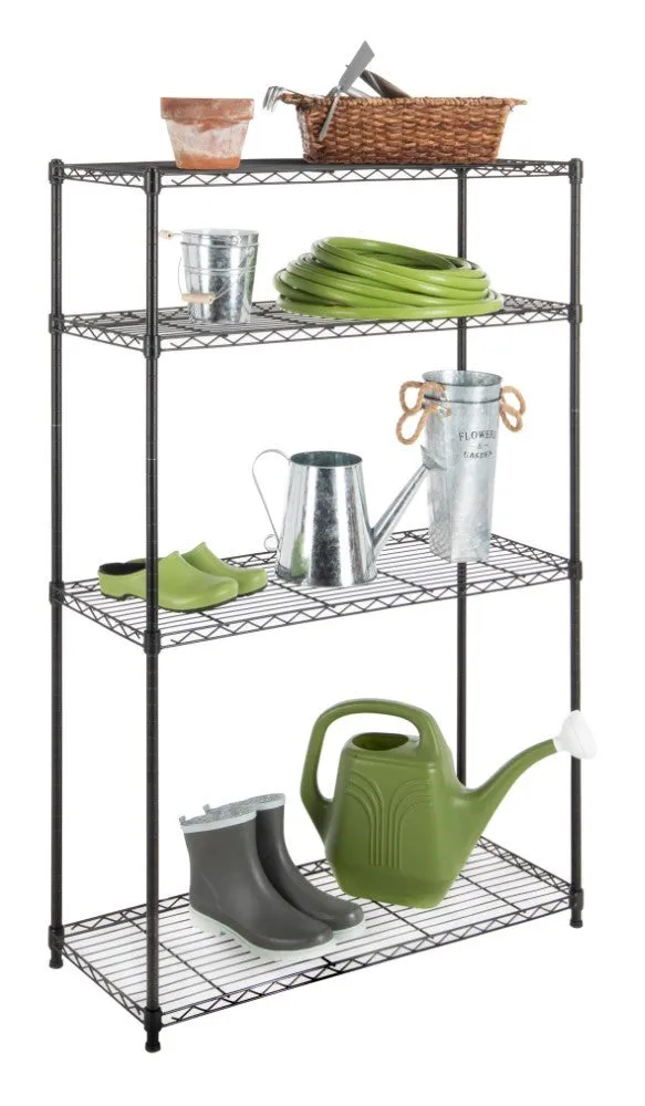 Cascade 53" 4-Shelf Wire Rack