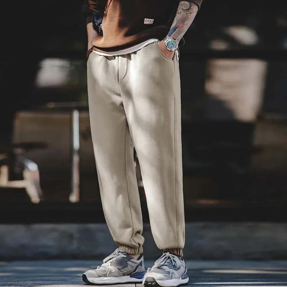 Casual Fleece Pants Men's Jogger Baggy Drawstring Sweatpants