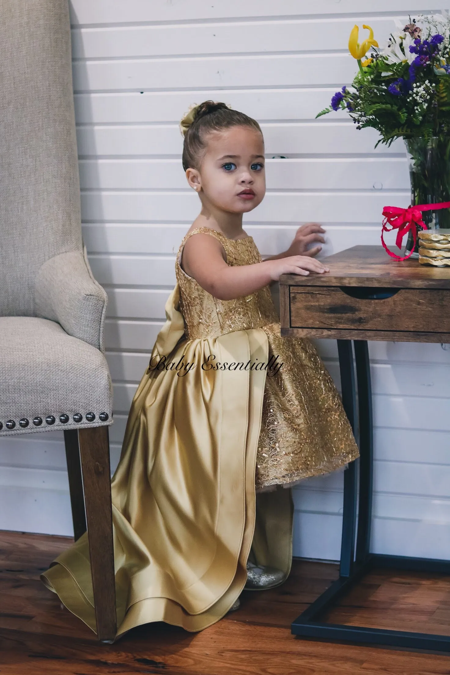 Celeste Dress Gold