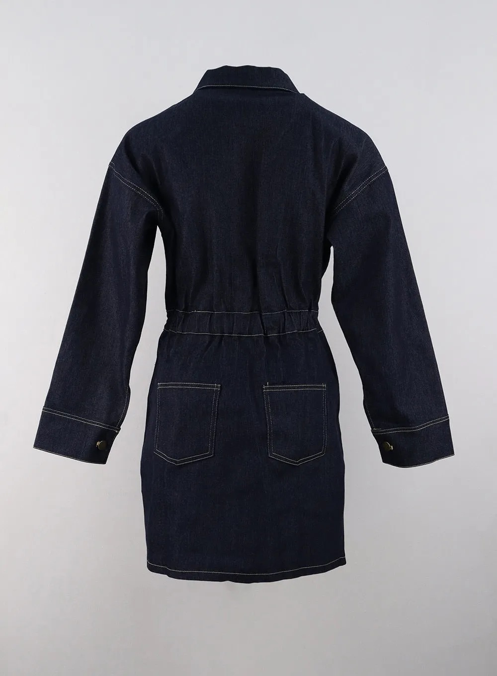 Denim Mini Shirt Dress OG315