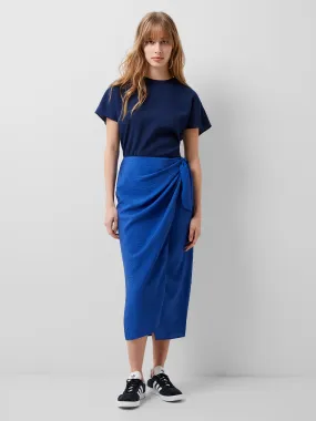 Faron Drape Midi Skirt