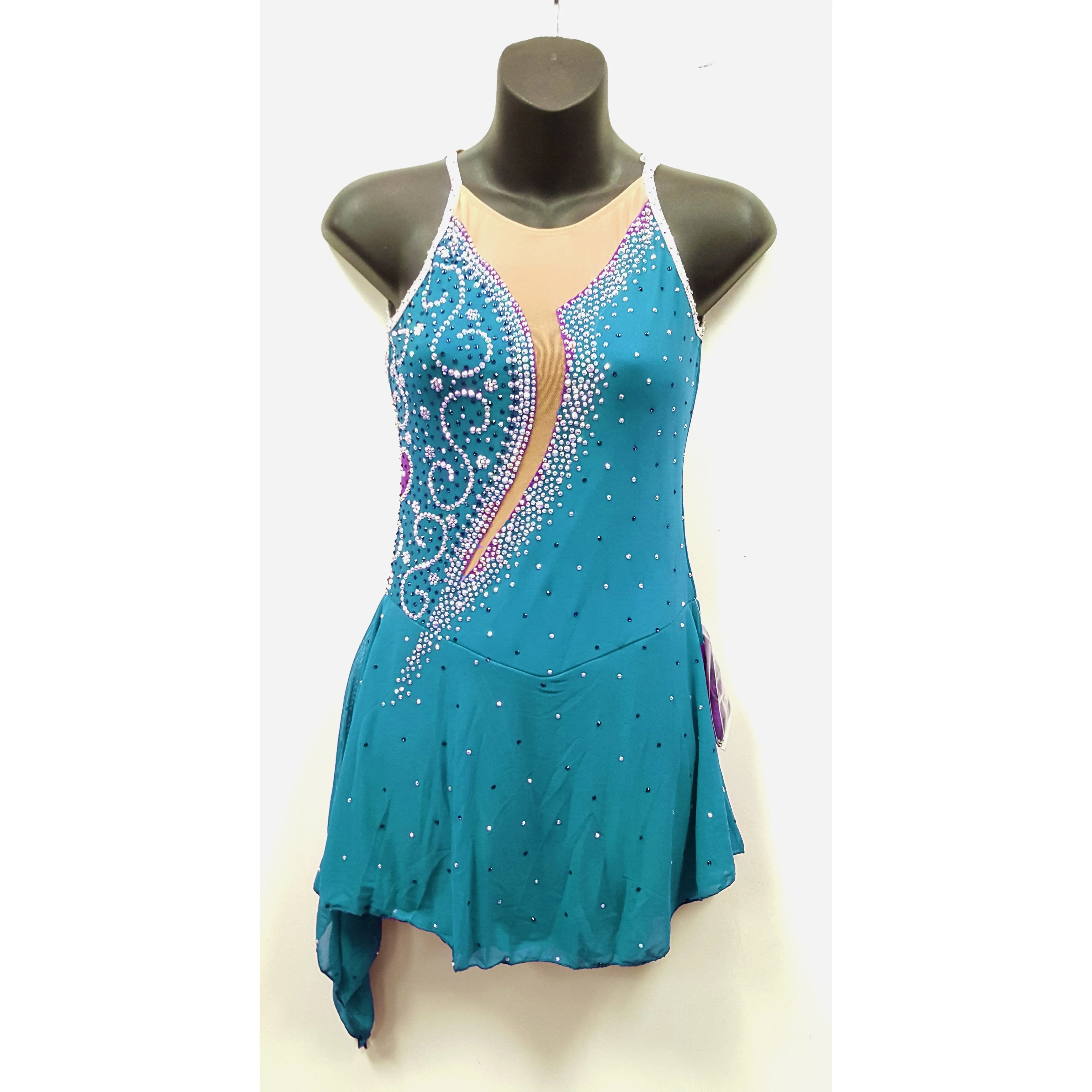 Figure Skating Dress - 100's Preciosa Tchech Crystals (SU150)