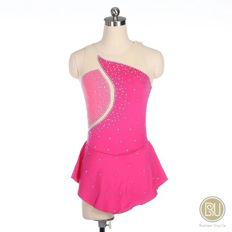 Figure Skating Dress Sleeveless Available in 10 Colors