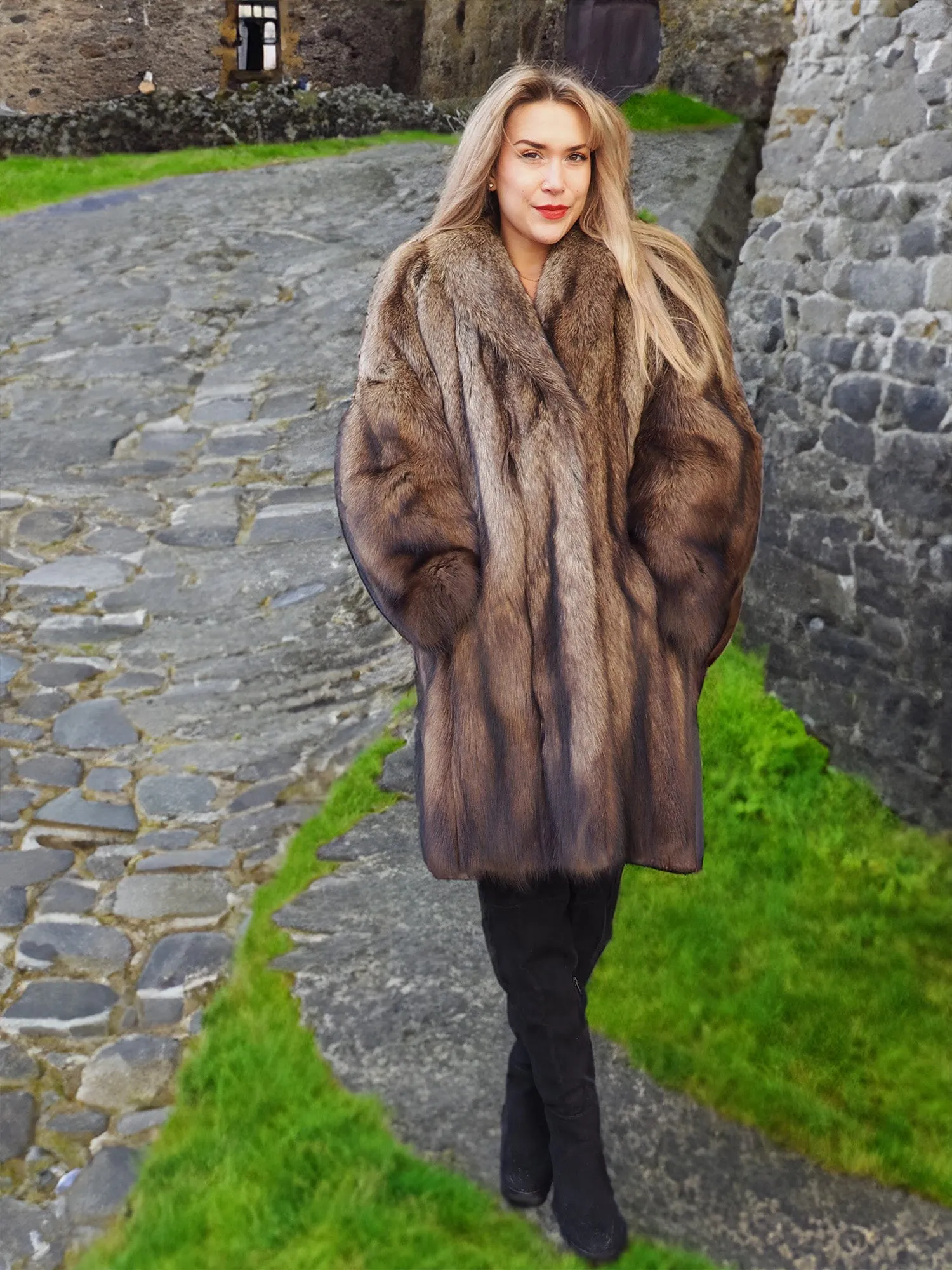 Fisher Sable Fur Coat Coats L