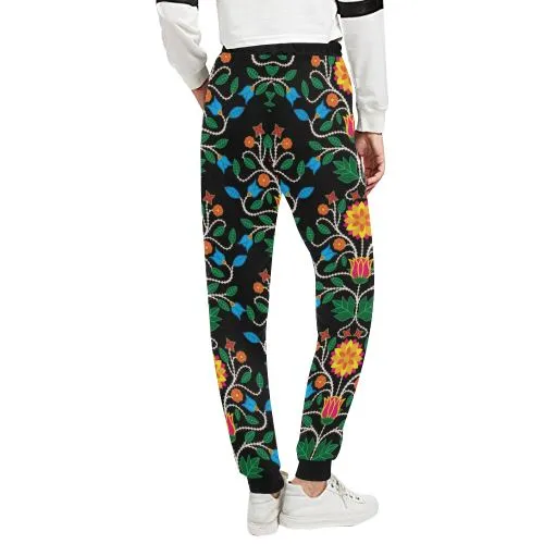 Floral Beadwork Four Clans Women's Sweatpants