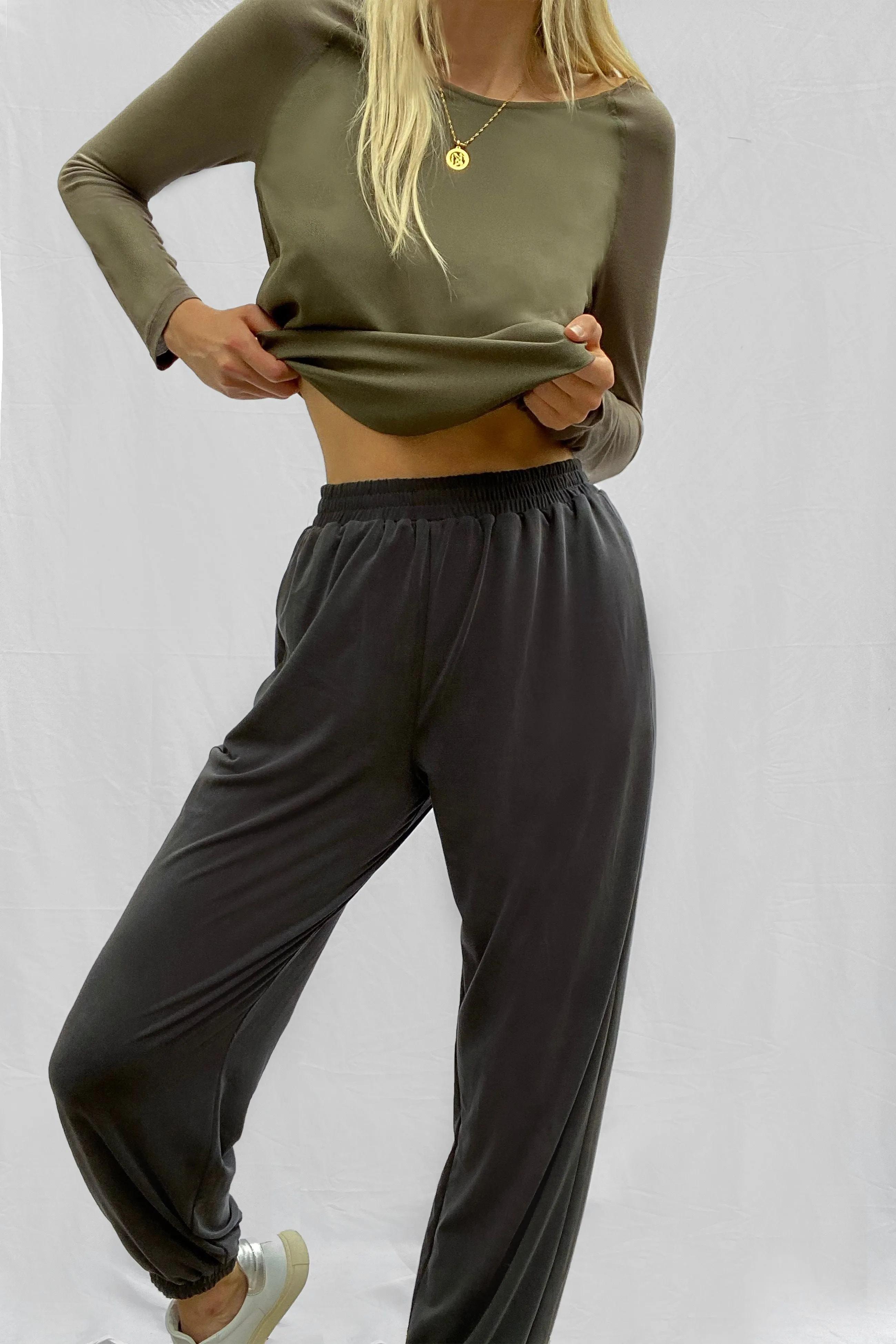 French Connection Renya Jersey Cupro Jogger 74NZL