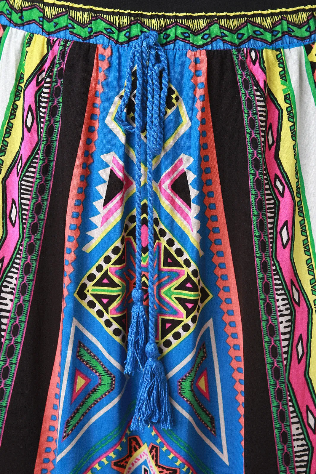 Geometric Tribal Maxi Skirt