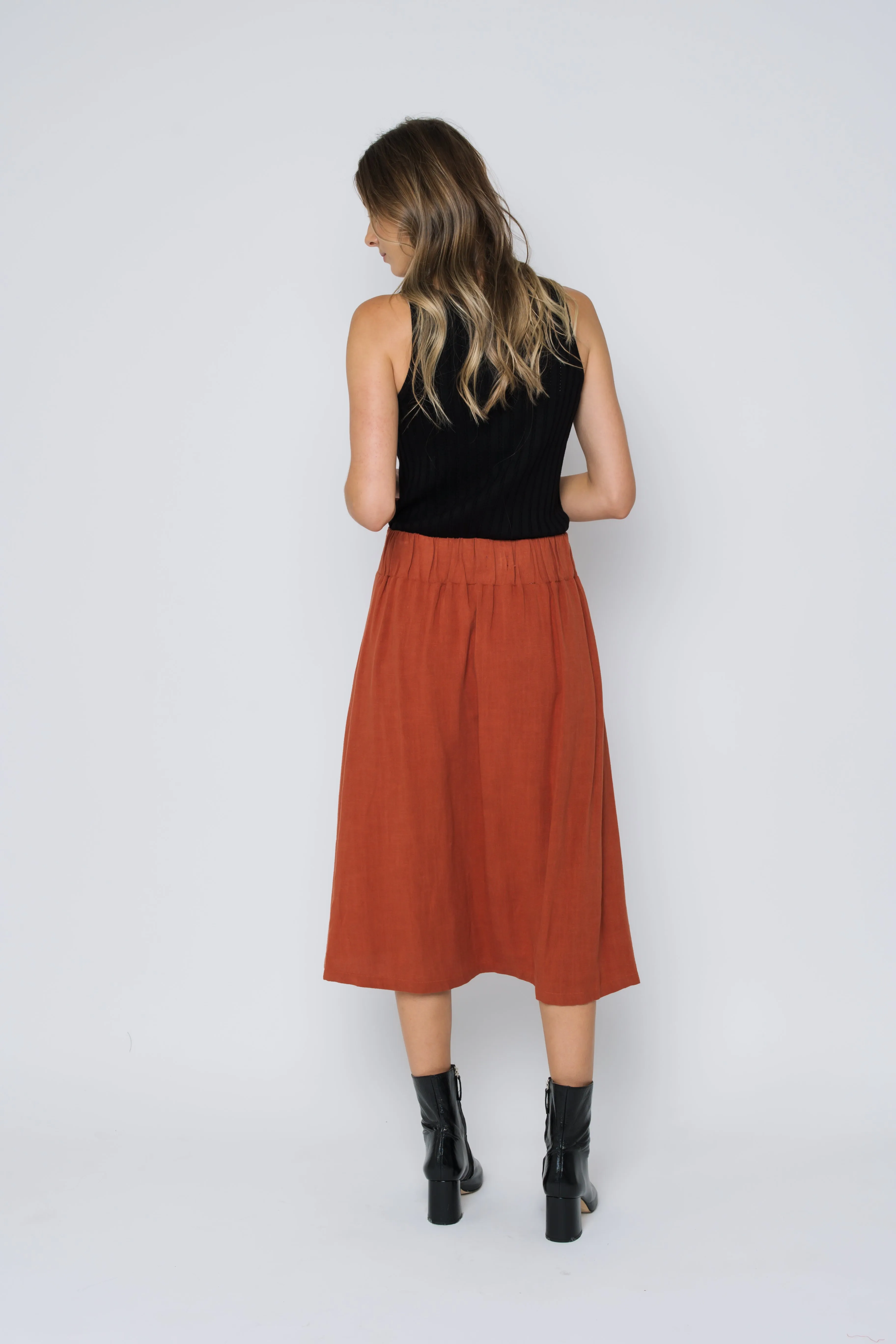 Georgia-Midi Skirt