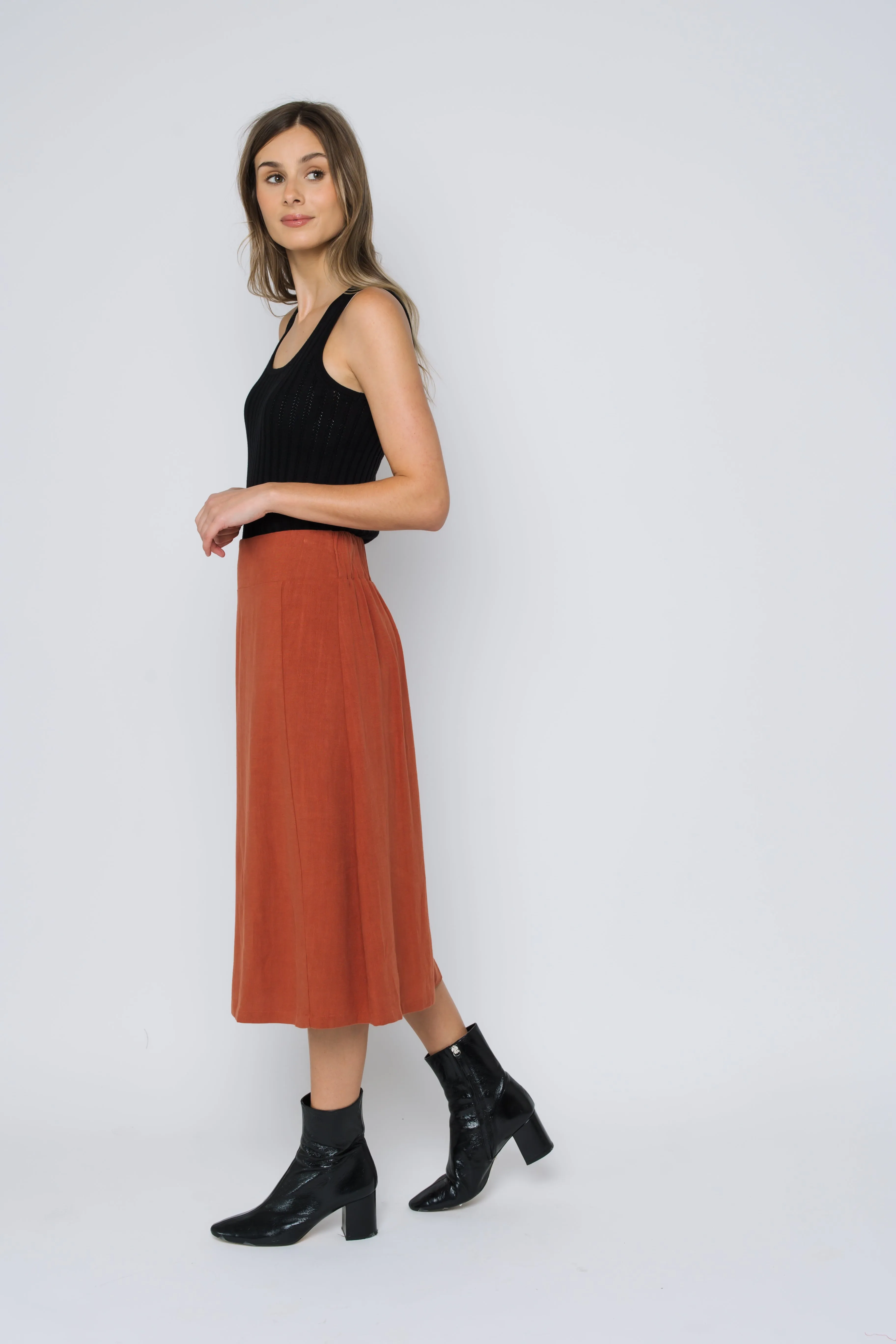 Georgia-Midi Skirt