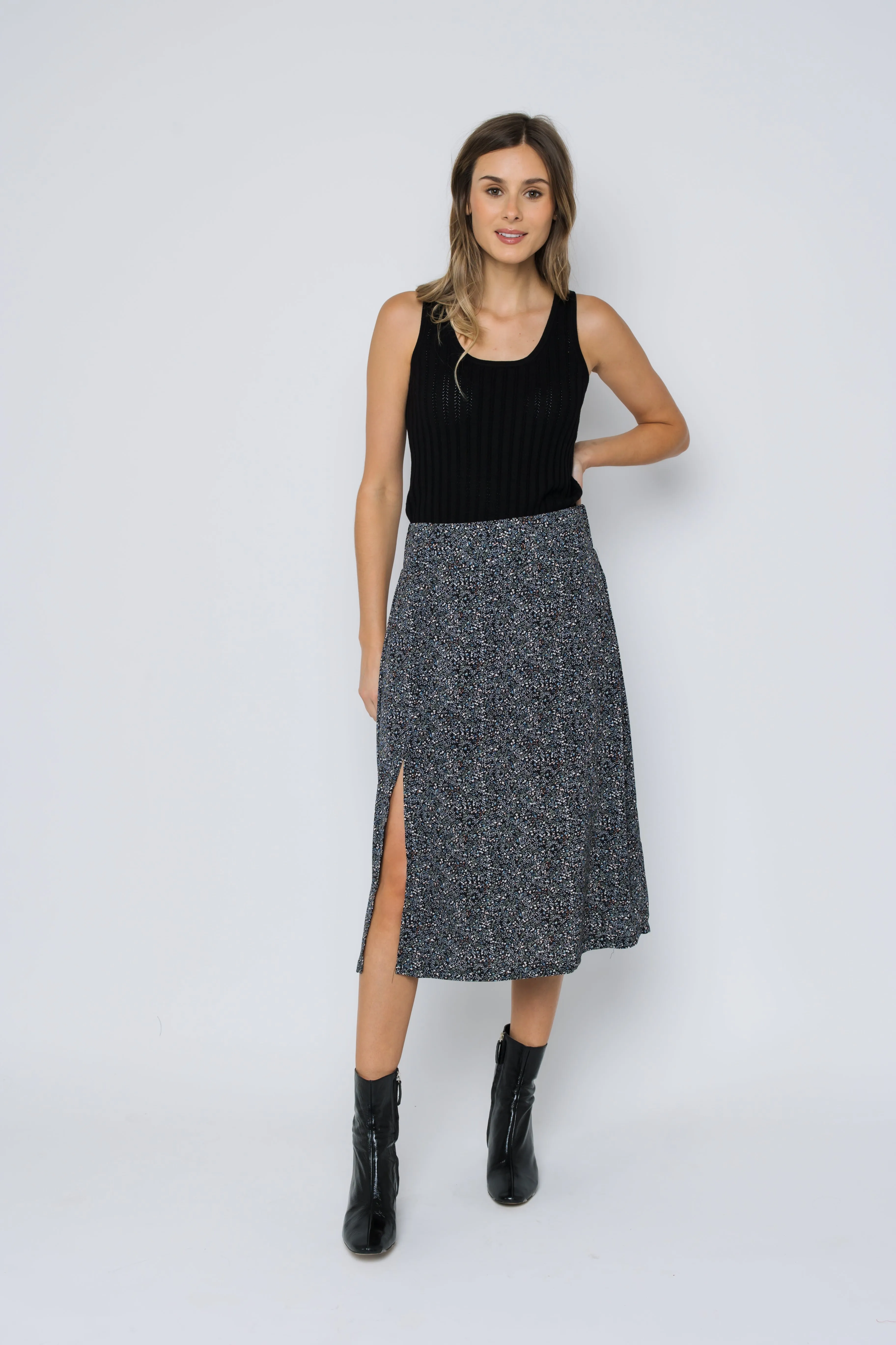 Georgia-Midi Skirt