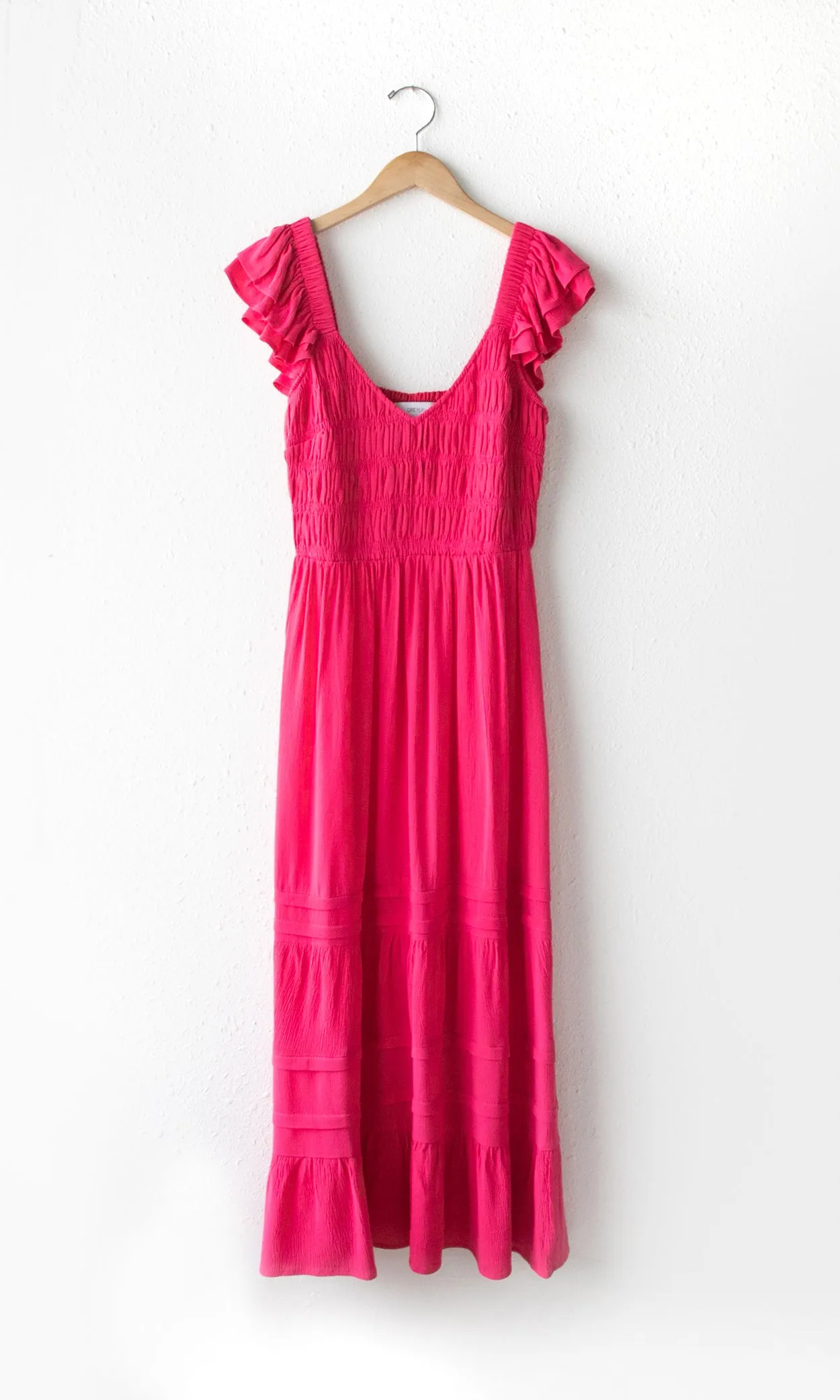 Glenda Smocked Gauze Maxi Dress