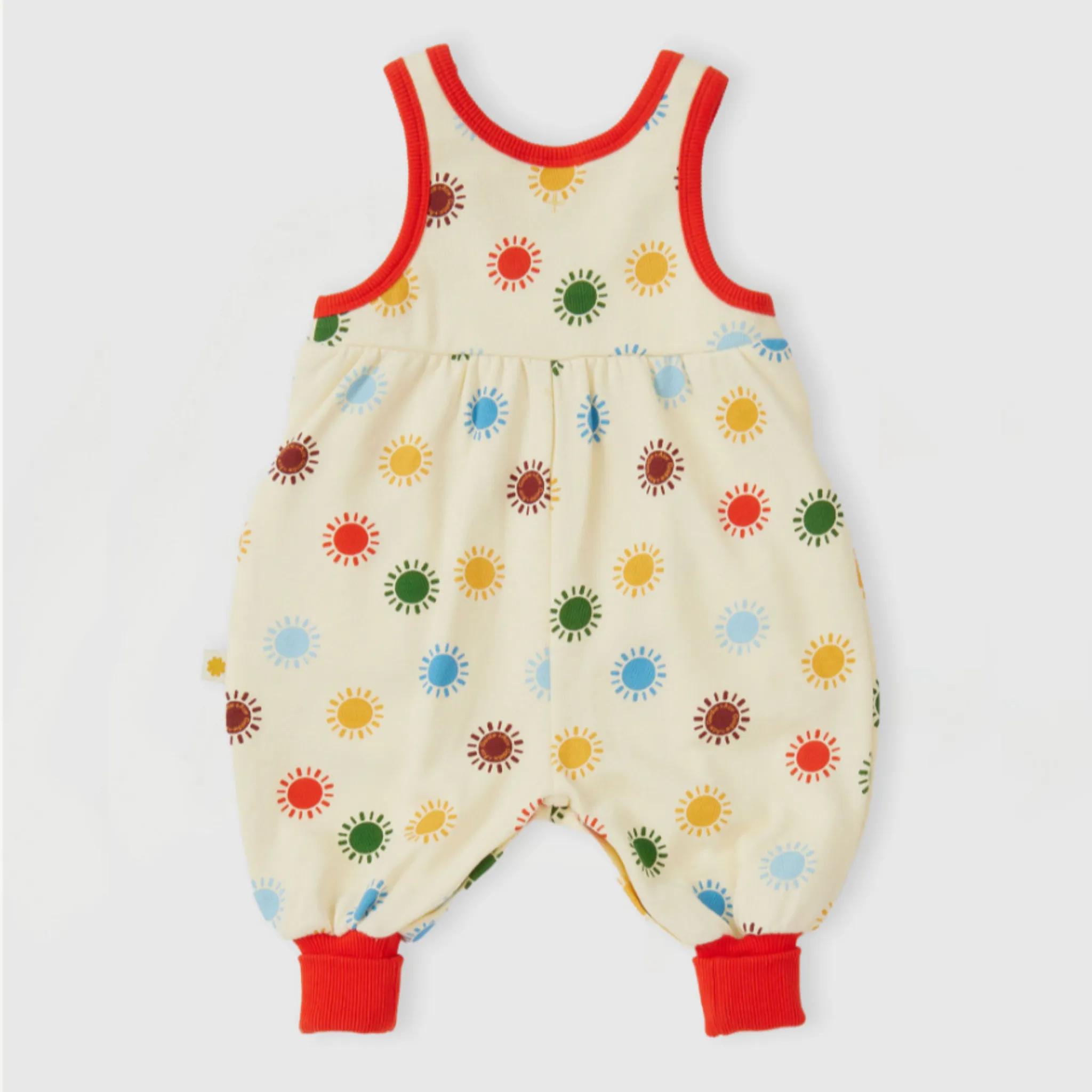 Goldie   Ace - Sunny Days Balloon Overall Romper - Cream