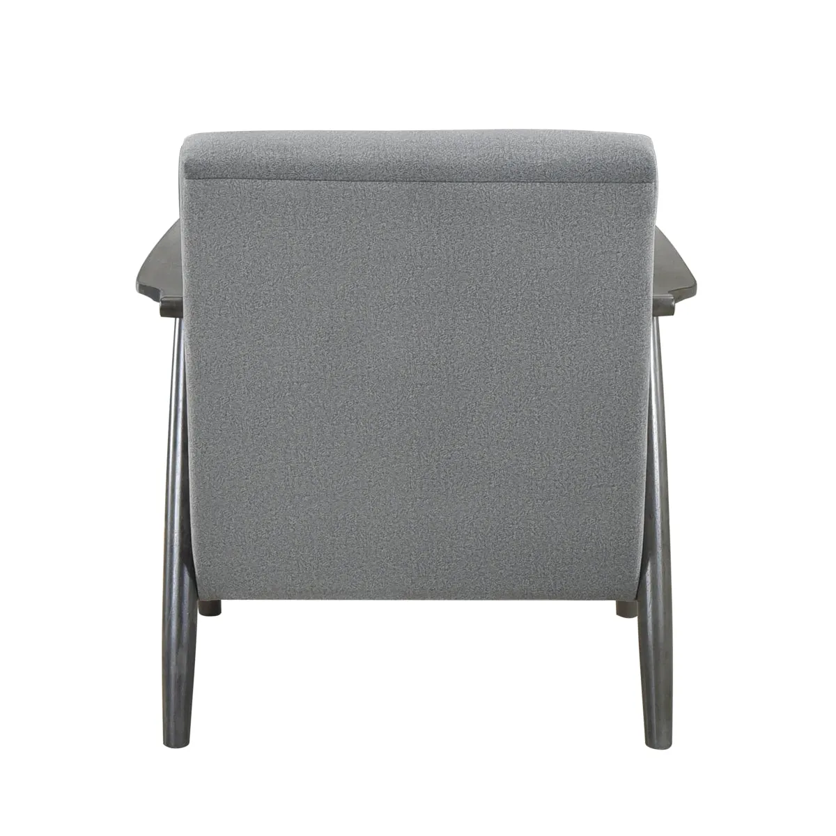 Greeley Gray Upholstered Wood Bench