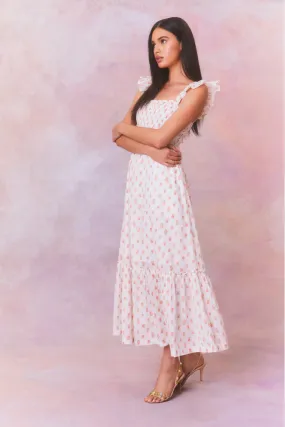 Guinevere Cotton Smocked Maxi Dress