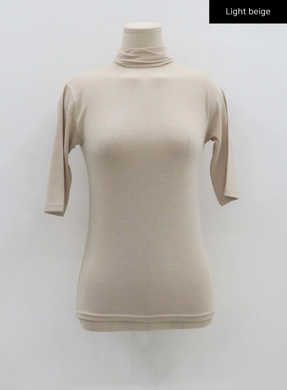 Half Turtleneck Half Sleeve T-Shirt CS15