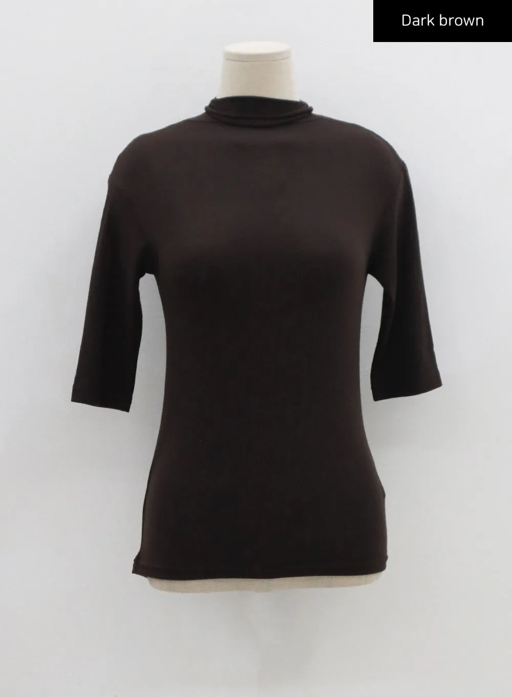 Half Turtleneck Half Sleeve T-Shirt CS15