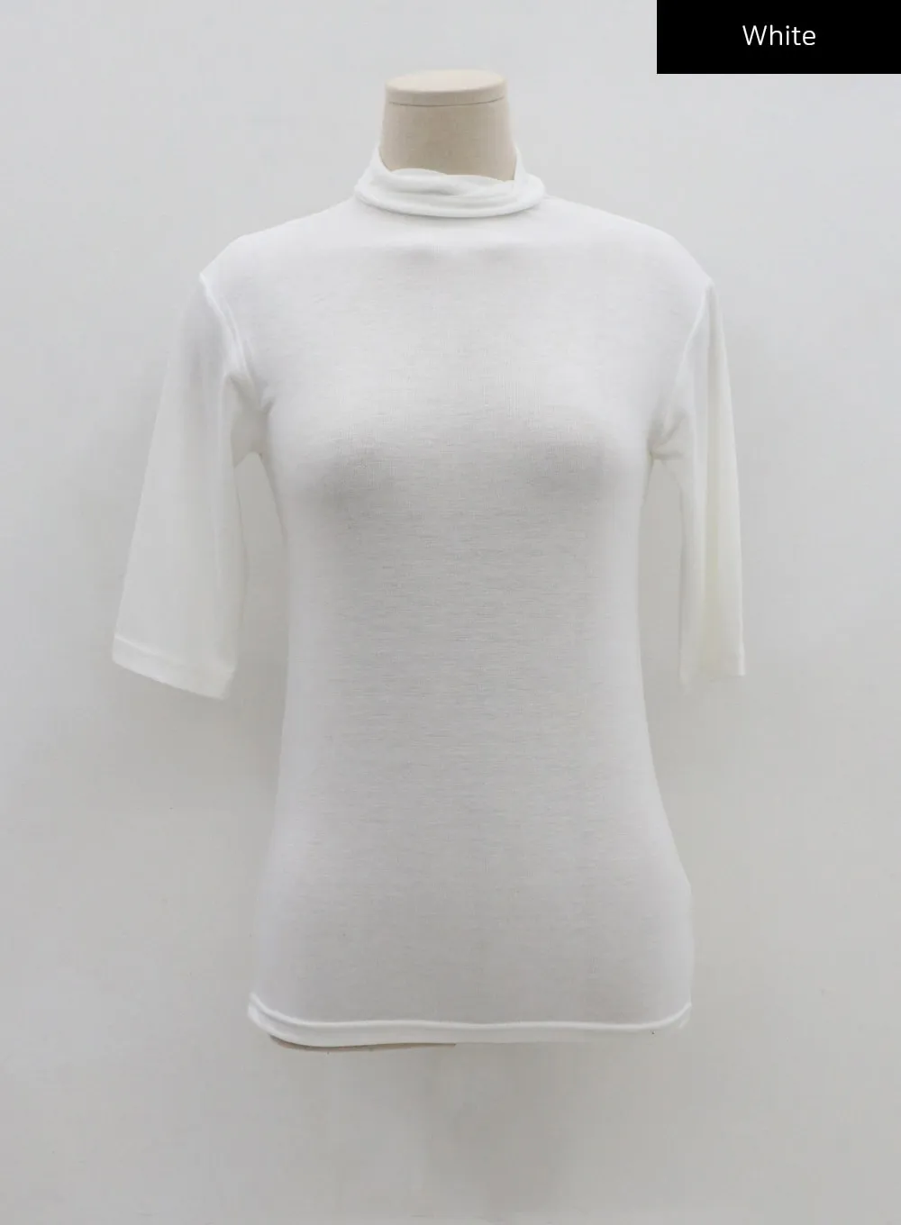 Half Turtleneck Half Sleeve T-Shirt CS15