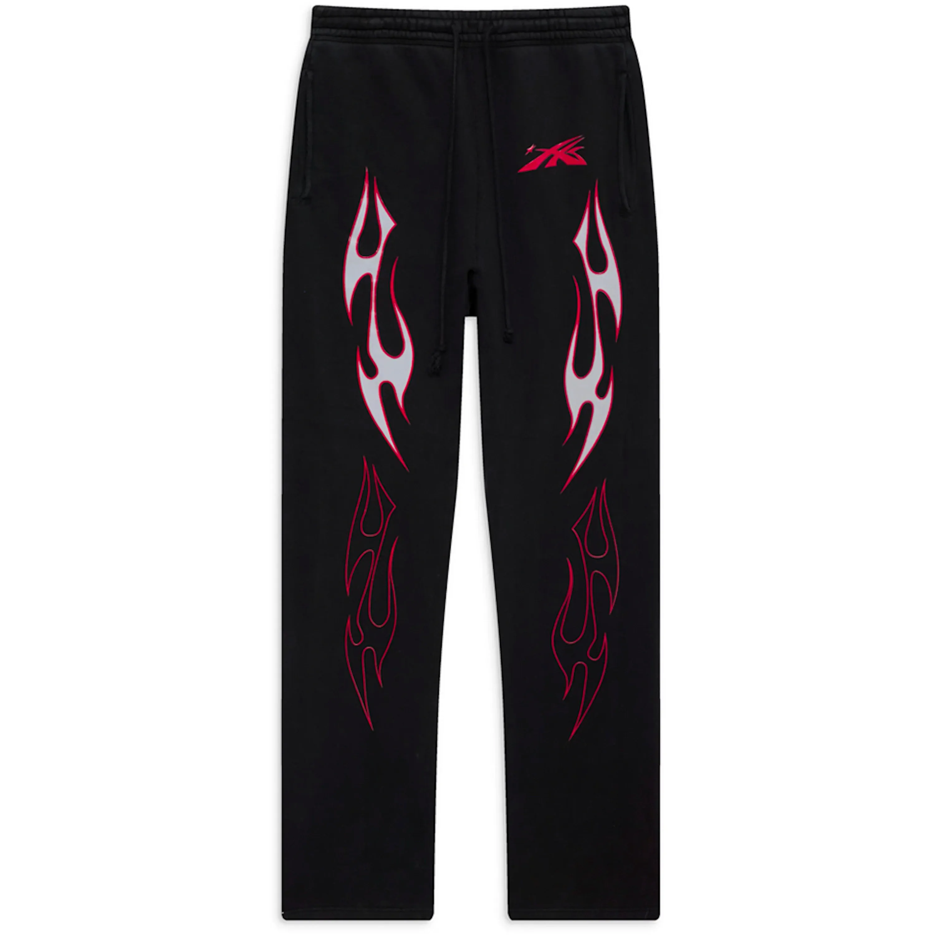 Hellstar Sports Future Flame Black Sweatpants