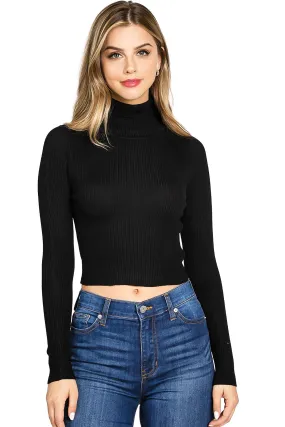 Holly Crop Turtleneck