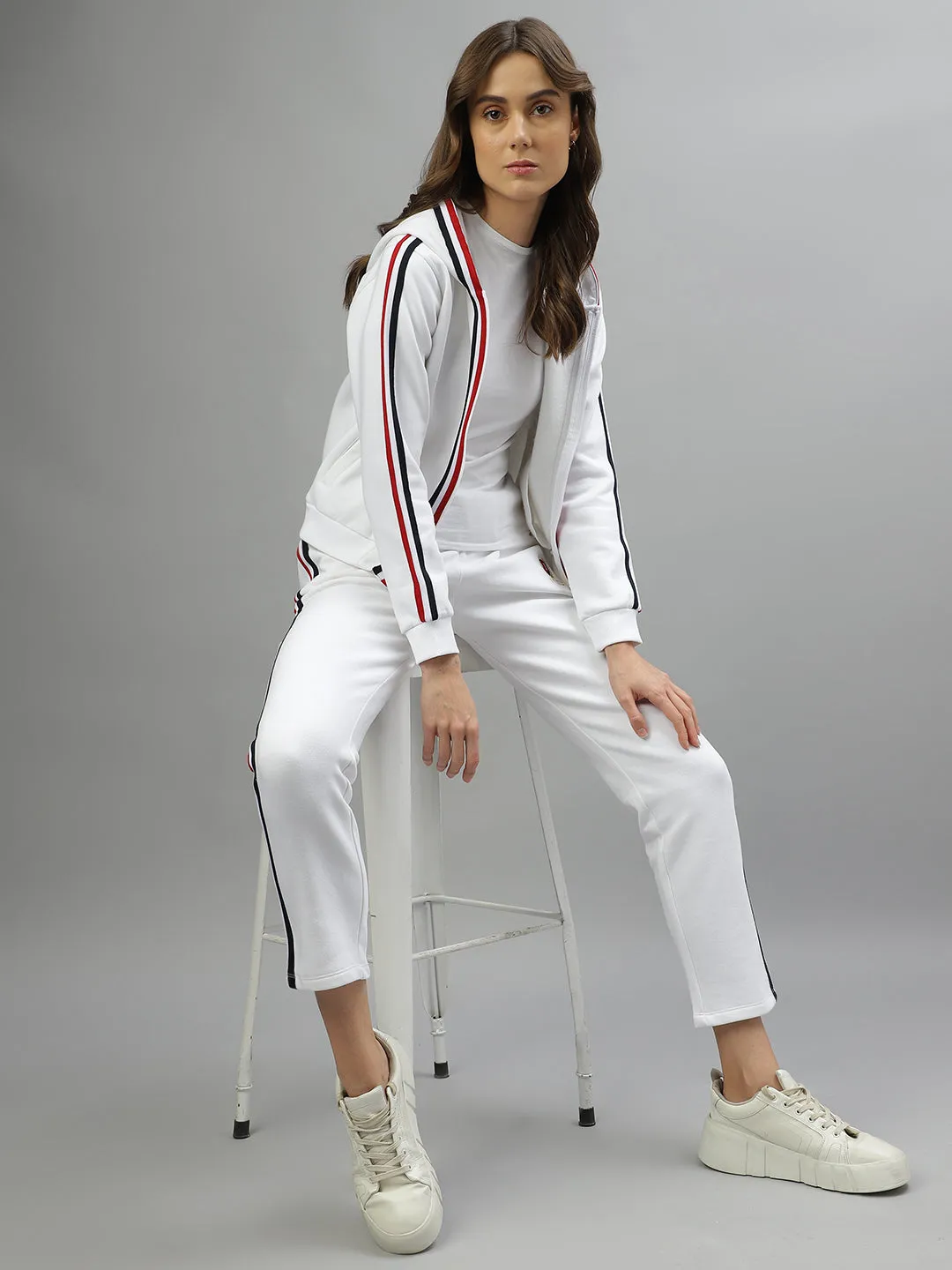 Iconic Women Solid Regular Fit Track Pants