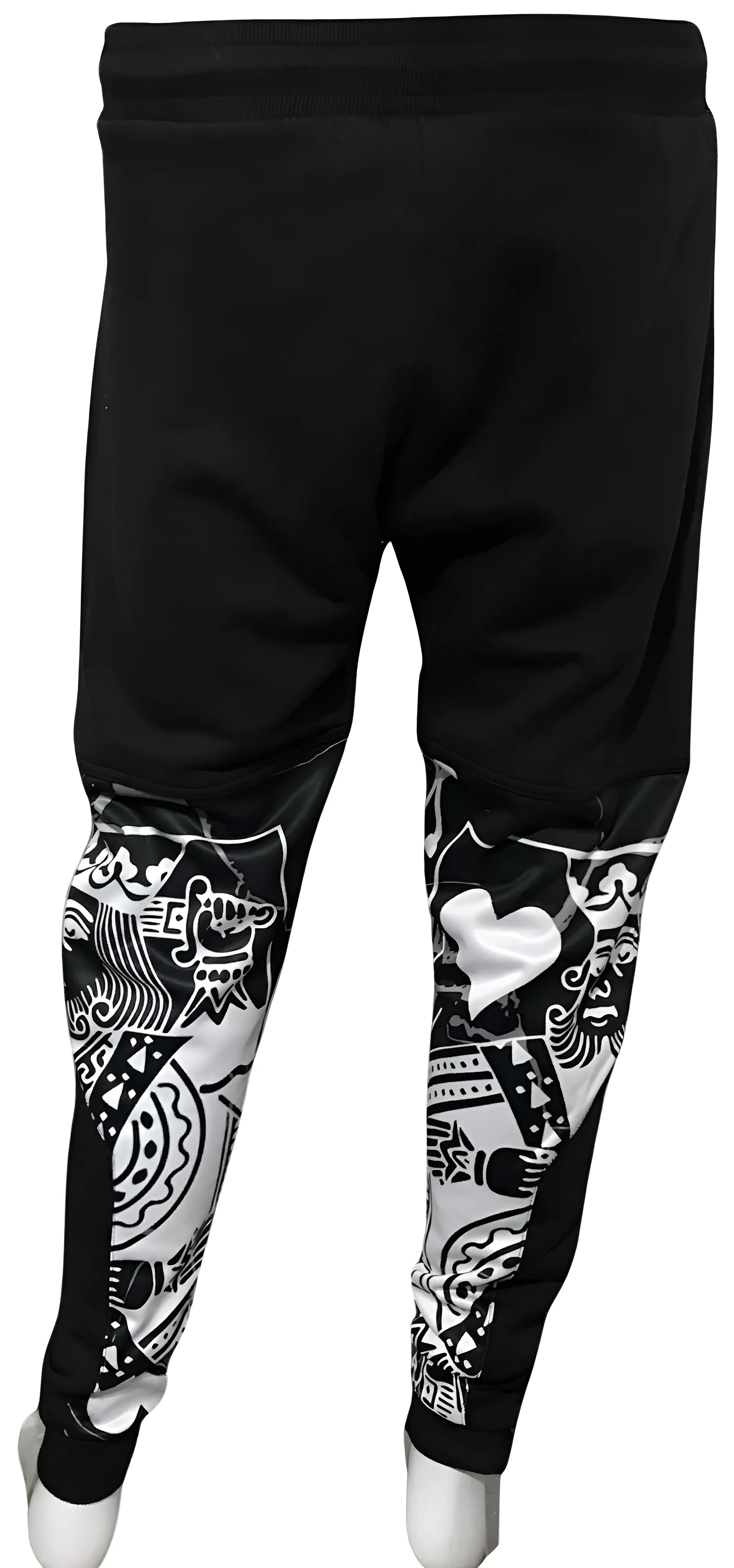 ^KING OF HEARTS^ LUXURY JOGGER SWEATPANTS (CUT & SEW) (EMBROIDERED LOGOS)