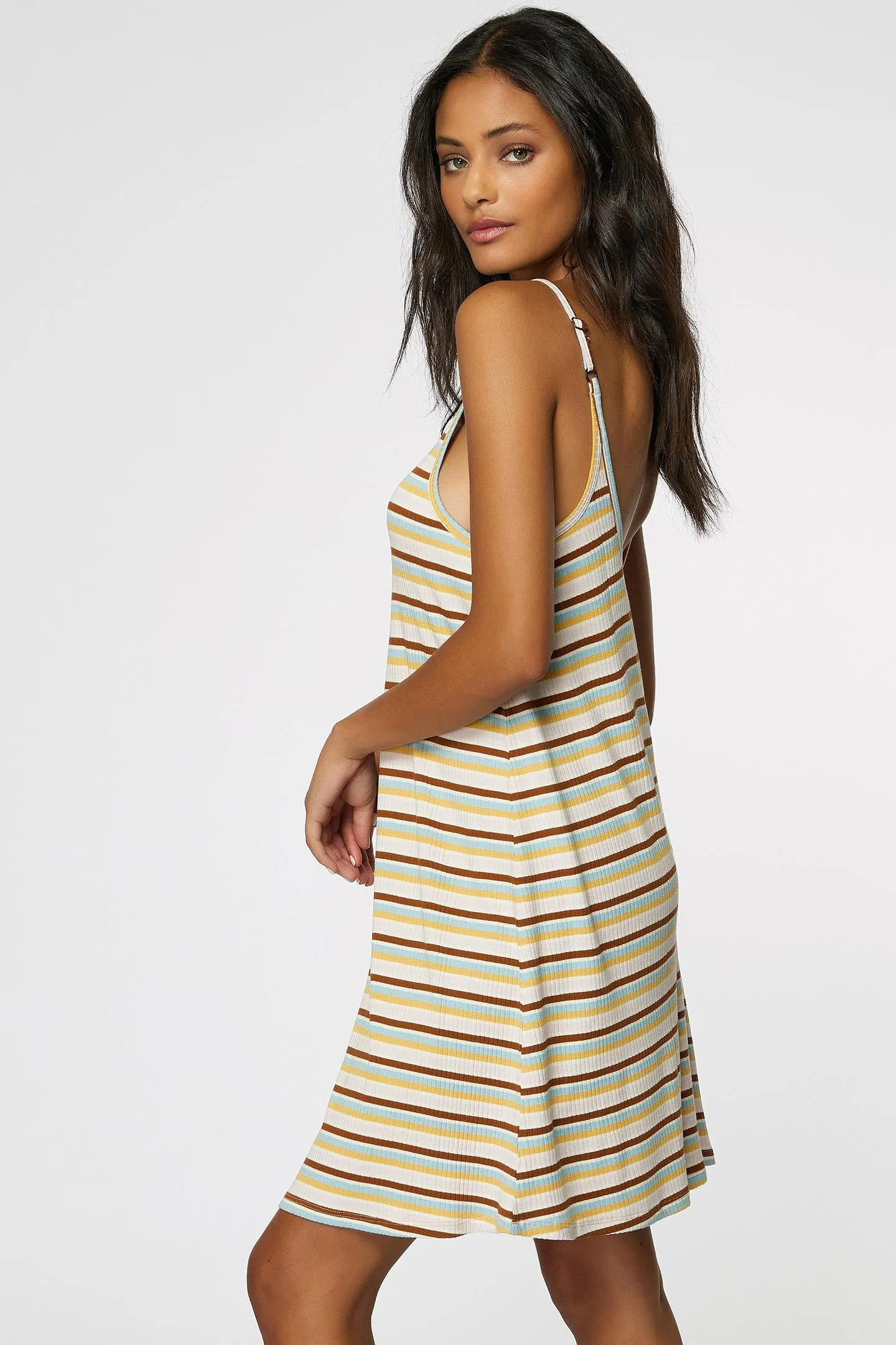 LADIES MORETTE STRIPE DRESS