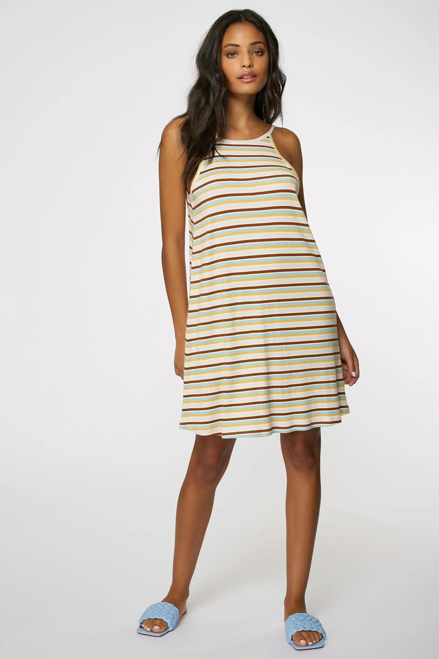 LADIES MORETTE STRIPE DRESS