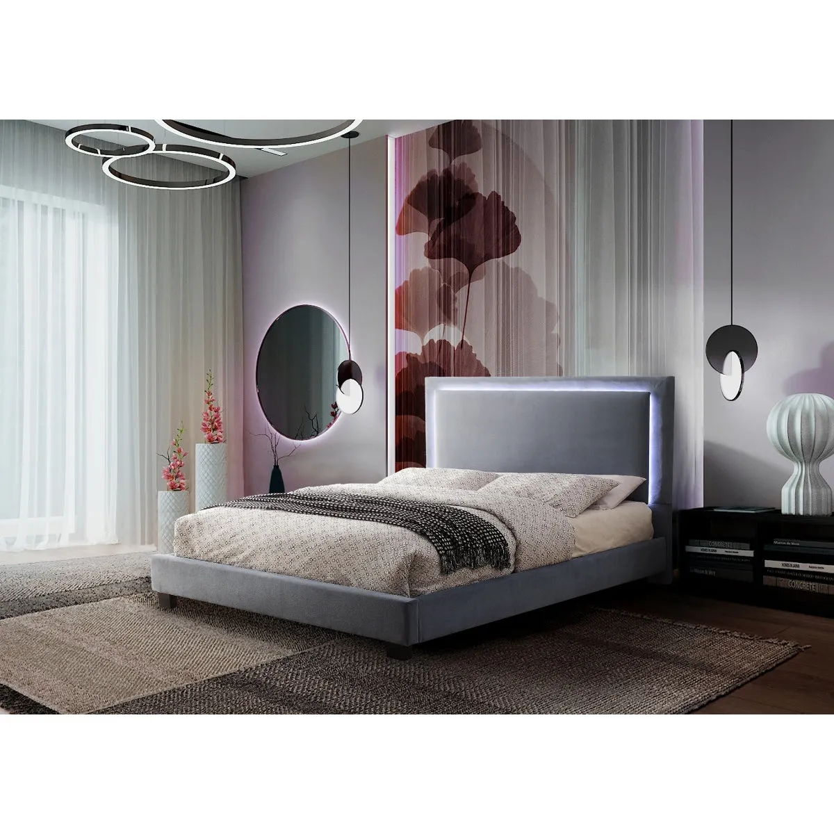 Lumina LED King Bed with Ambient Lighting