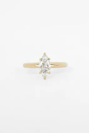 Marquise Venus Ring with 1.00ct Lab Diamond