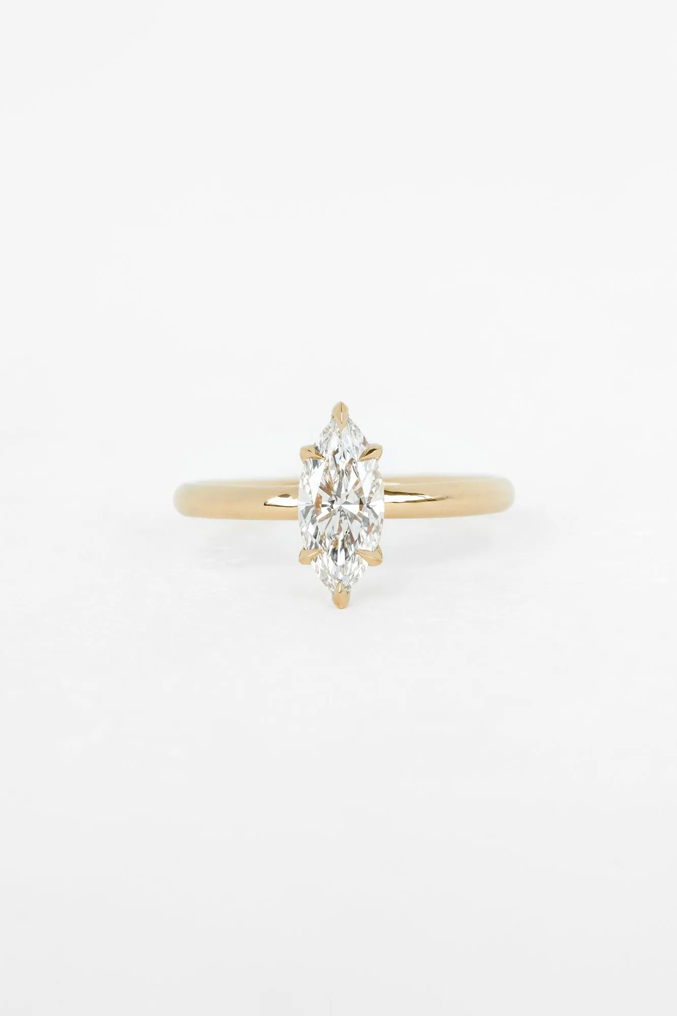 Marquise Venus Ring with 1.00ct Lab Diamond