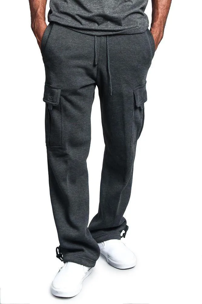 Men's Drawstring Solid Color Trousers 38427740YM