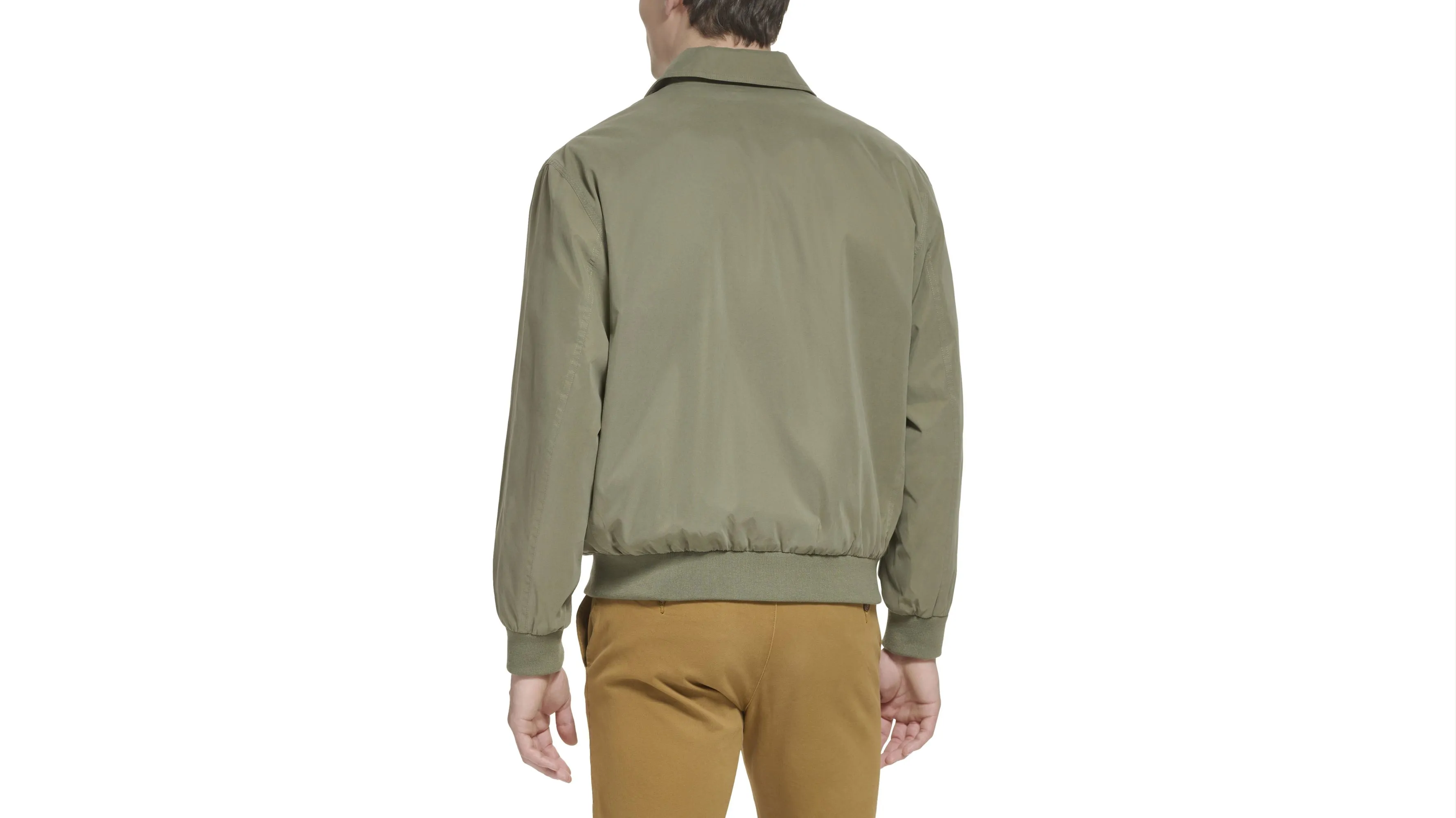 Microtwill Relaxed Bomber Jacket