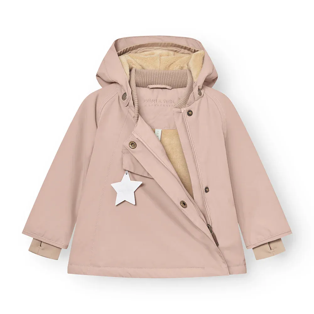 MINI A TURE Kids WANG Winter Jacket in Adobe Rose