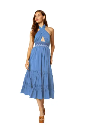 Misa - Karolina Dress in Blue