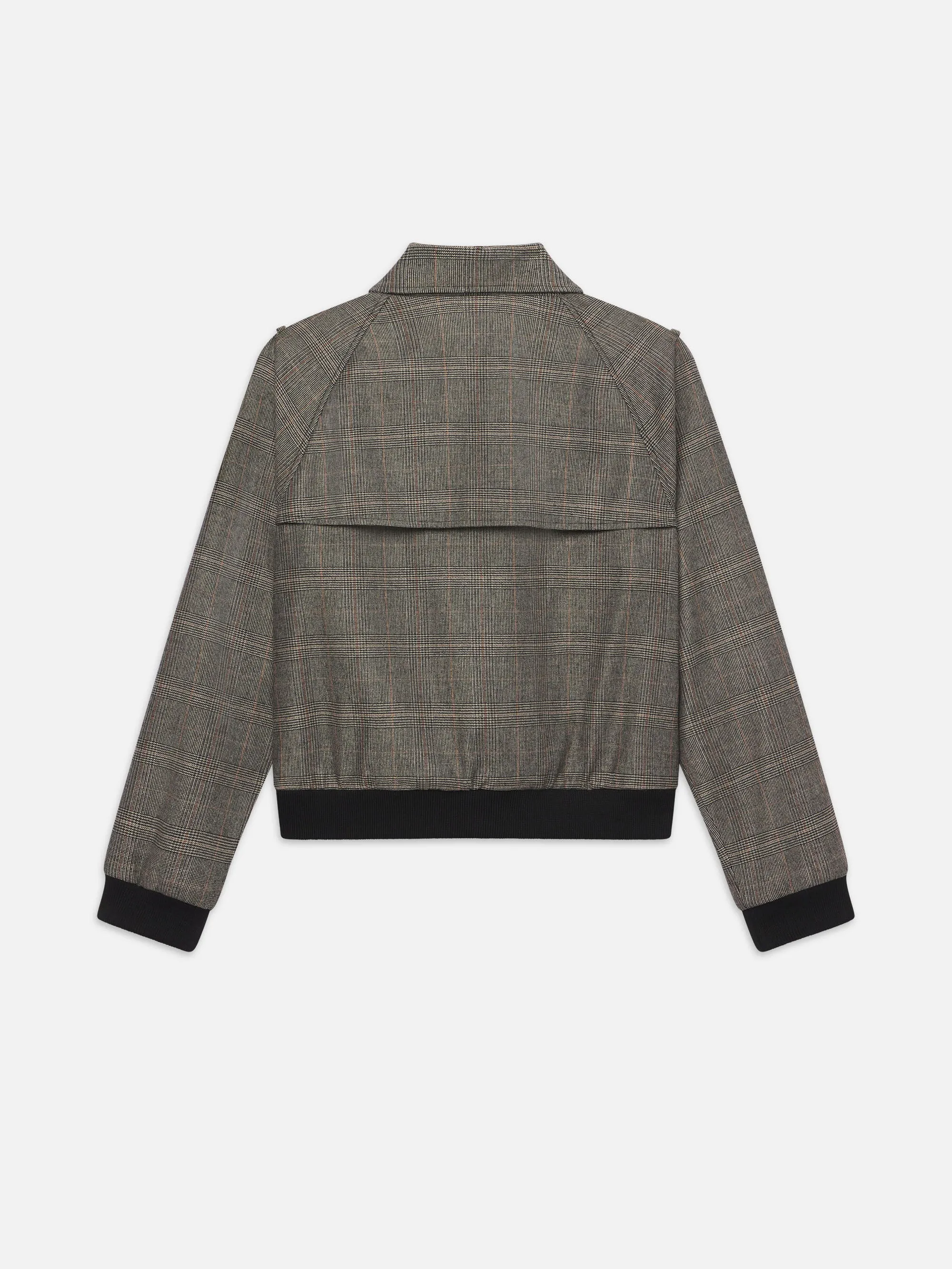 Modern Bomber Jacket -- Brown Multi