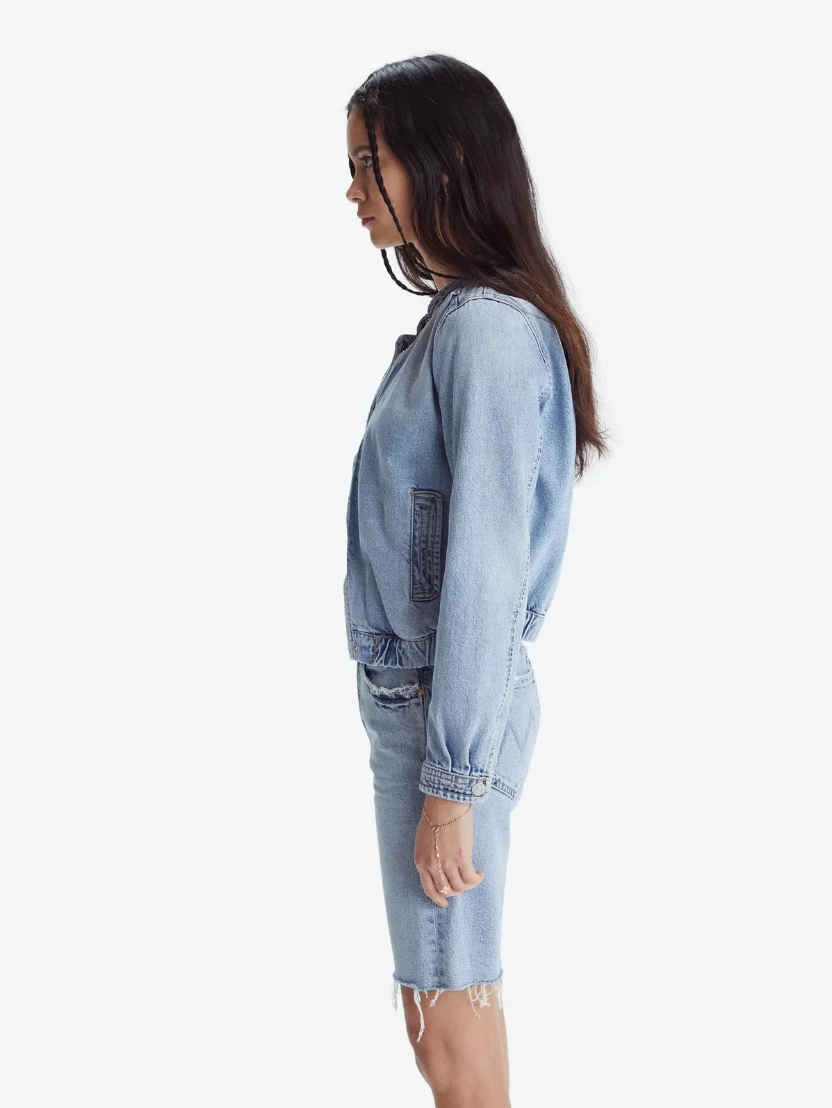 Mother Denim - The Quad Bomber Jacket in Win Some, Lose Some