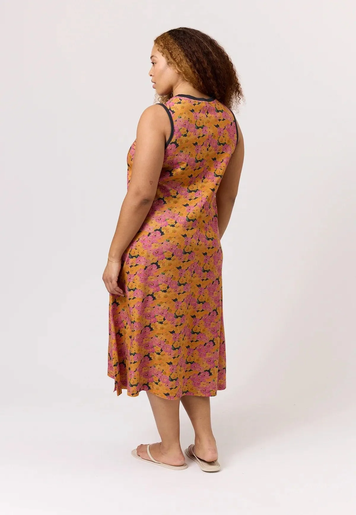 Nancybird Wren Tank Dress in Sunset Floral