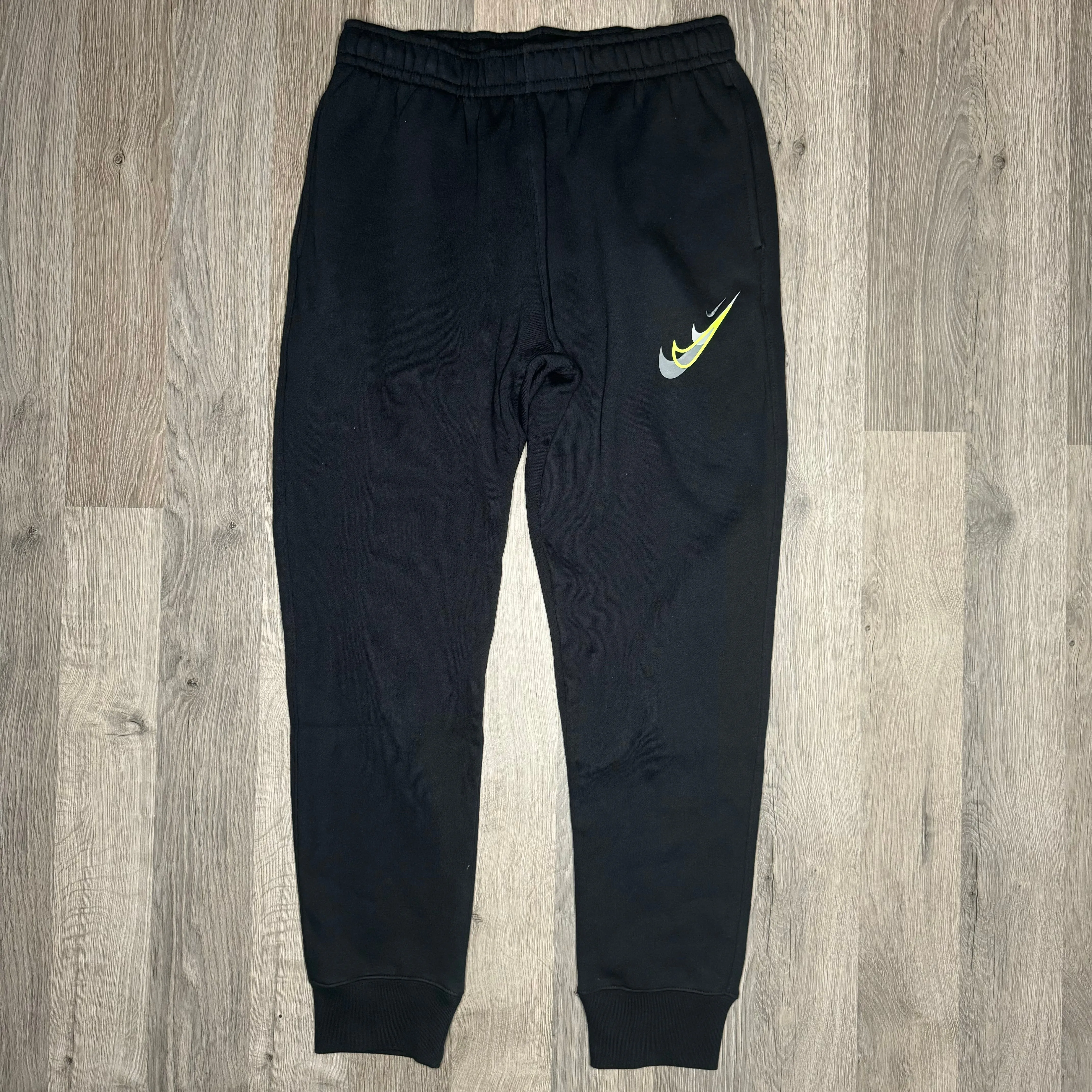 Nike Swoosh Set - Hoodie & Joggers - Black Neon