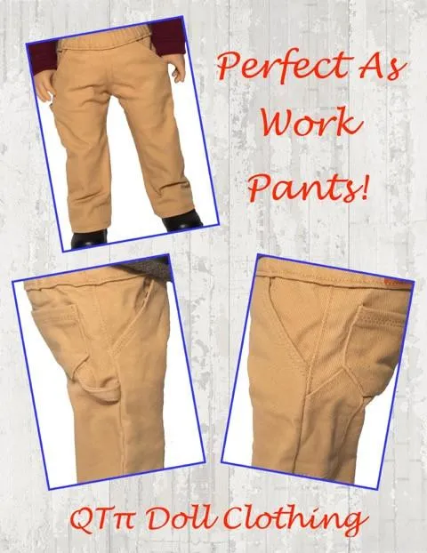 Painter Pants 18" Doll Clothes