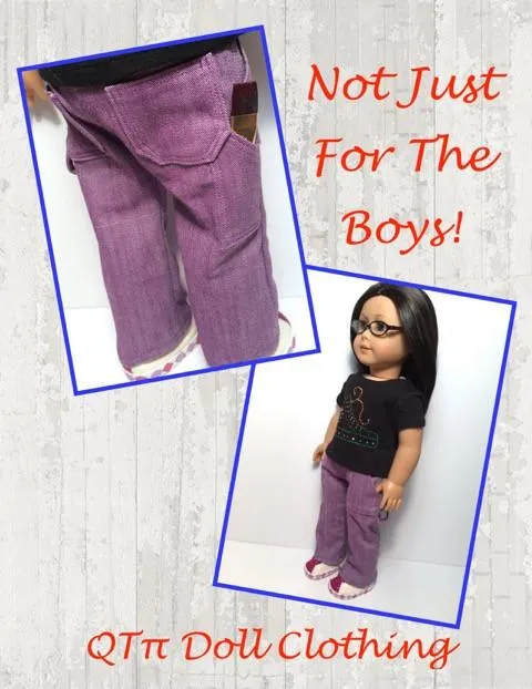 Painter Pants 18" Doll Clothes