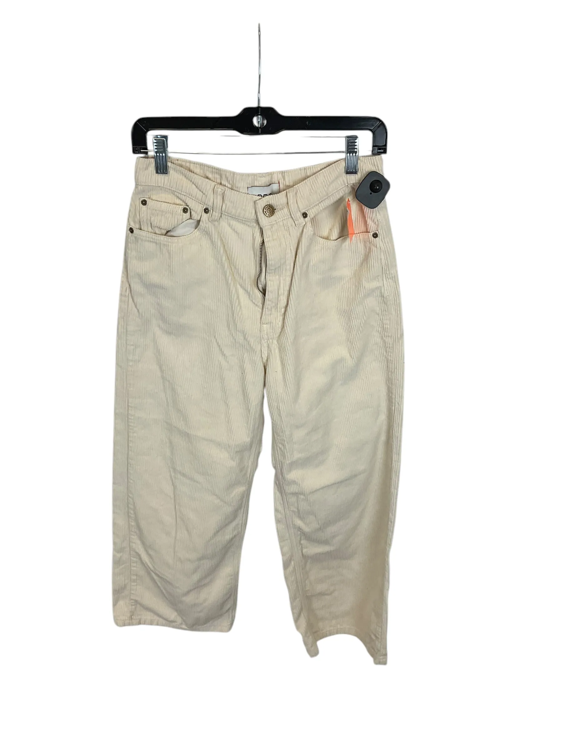 Pants Corduroy By Urban Outfitters In Cream, Size: 6