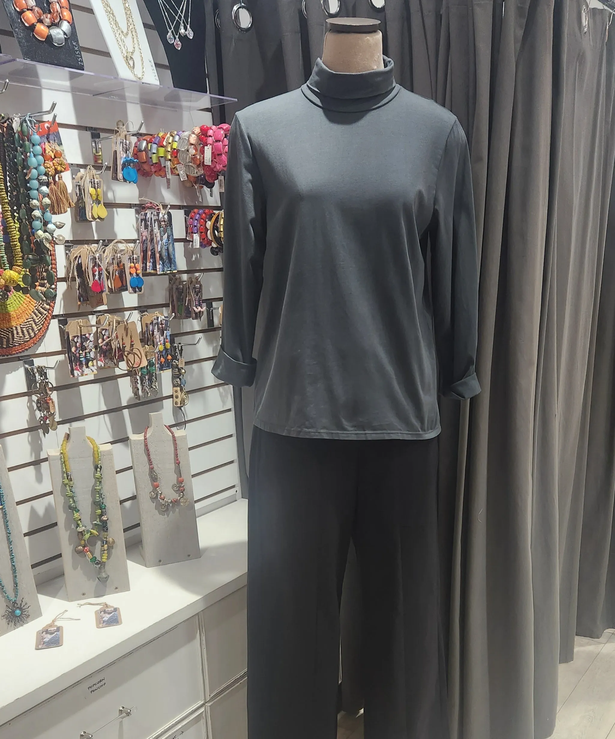 Paolo Tricot Sale, SU8502 Turtleneck Top 50% Off Regular Price