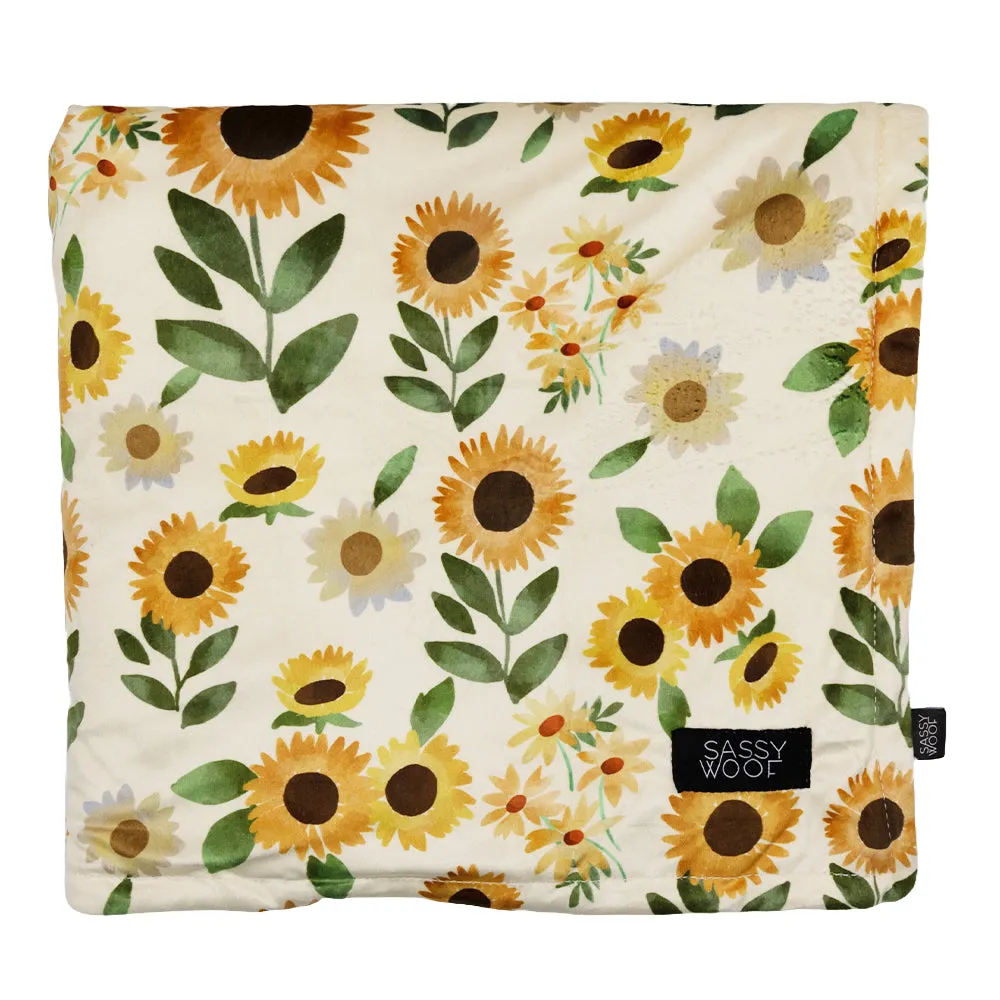 Pet Blanket - Sunflower Dreams