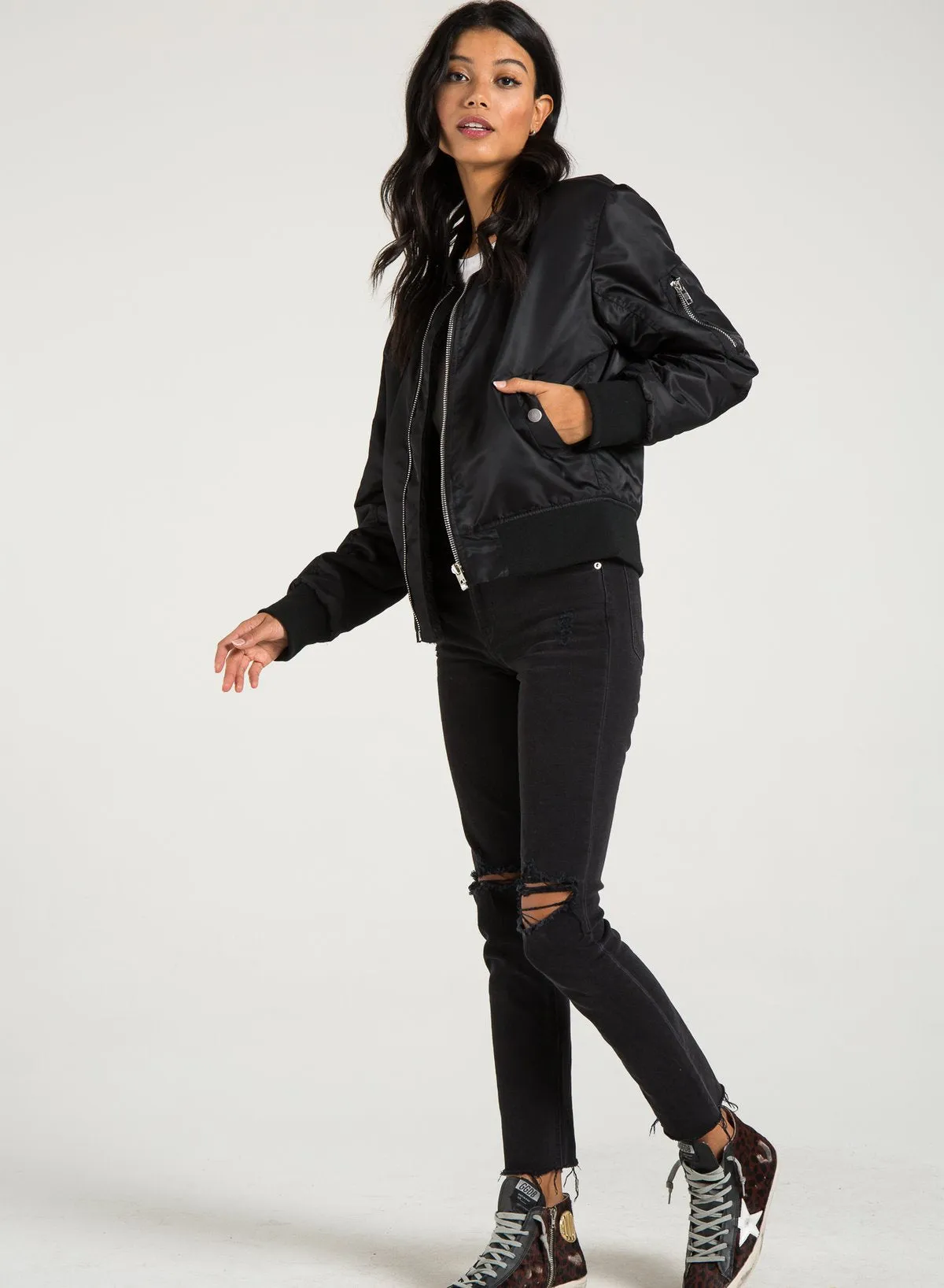 PHILANTHROPY- Giselle-Fur Lined Bomber