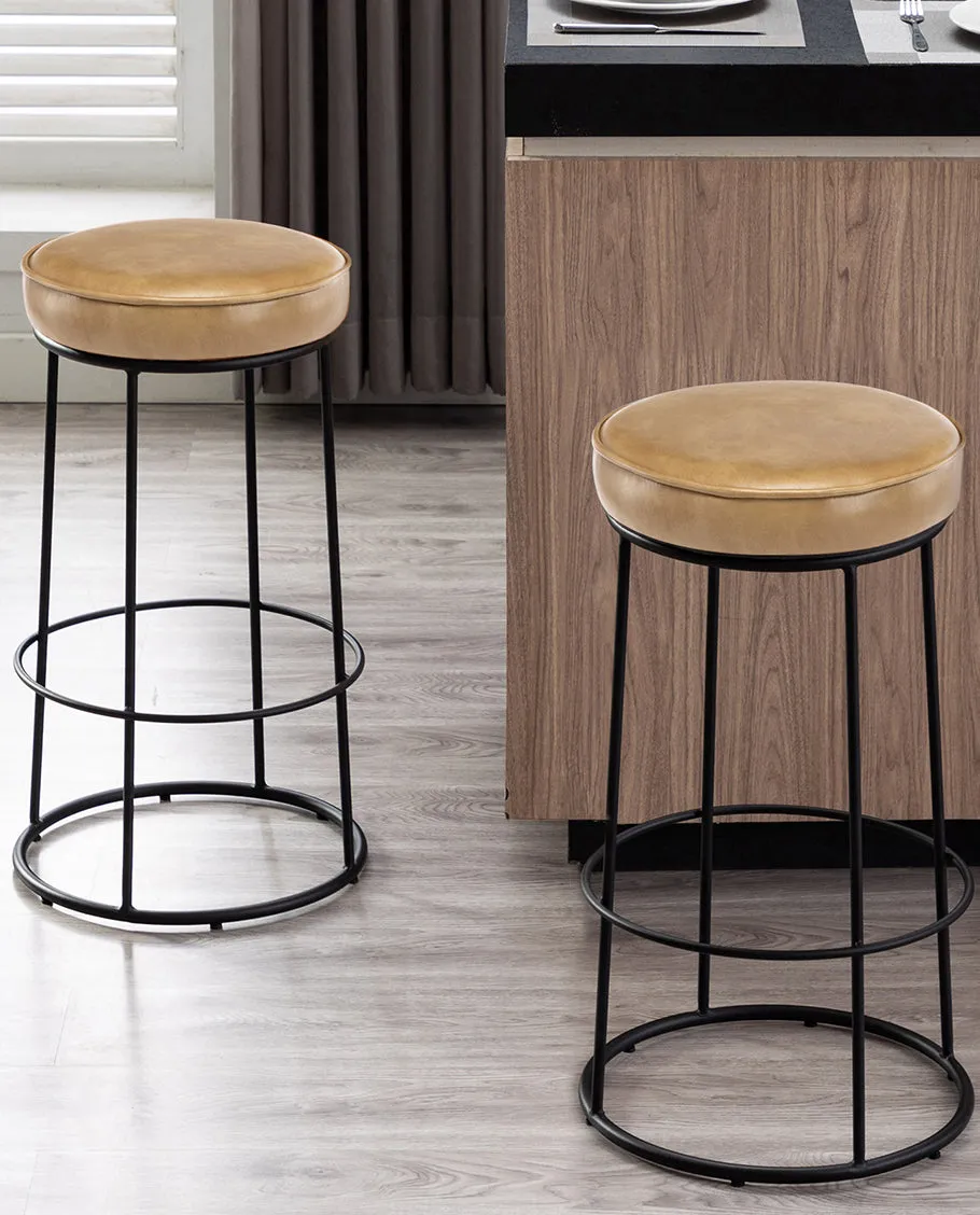 Phoenix Round Bar Stools Set of 2