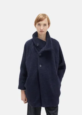 Pile Fur Stand Collar Coat