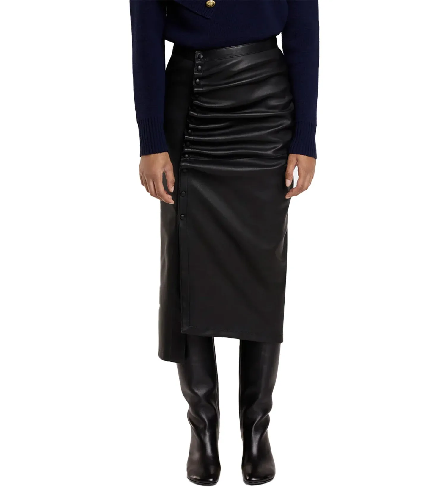 RABANNE Midi-skirt In Lambskin