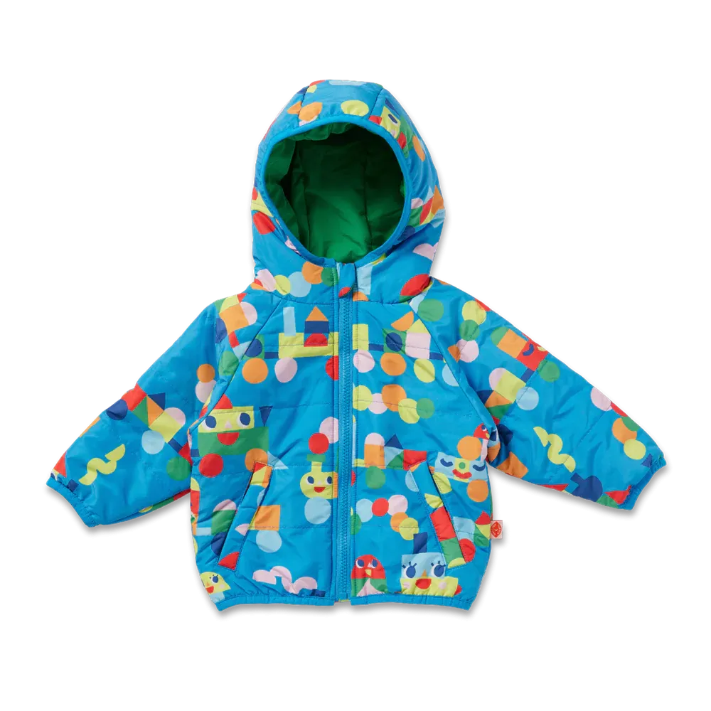 Rainbow Express Kids Puffer Jacket