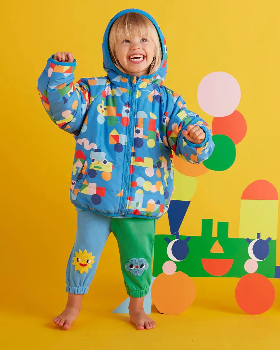 Rainbow Express Kids Puffer Jacket